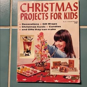 Vintage 1968 magazine Christmas Projects for Kids